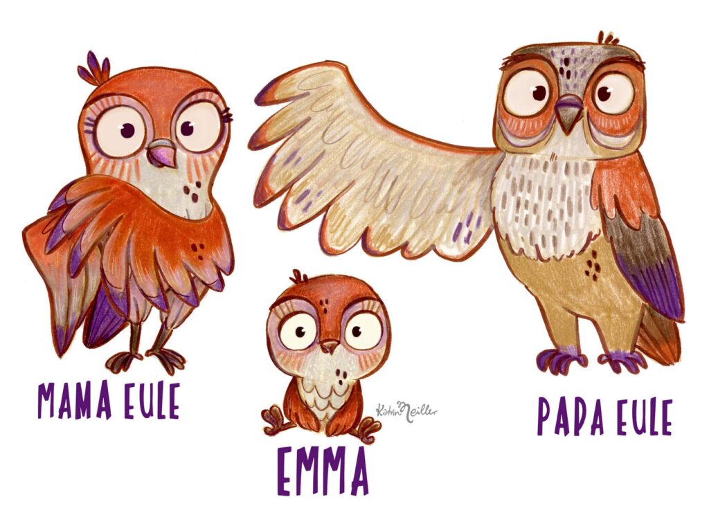 K1600_KatrinMeiller-Emma-Eule-Character-Design